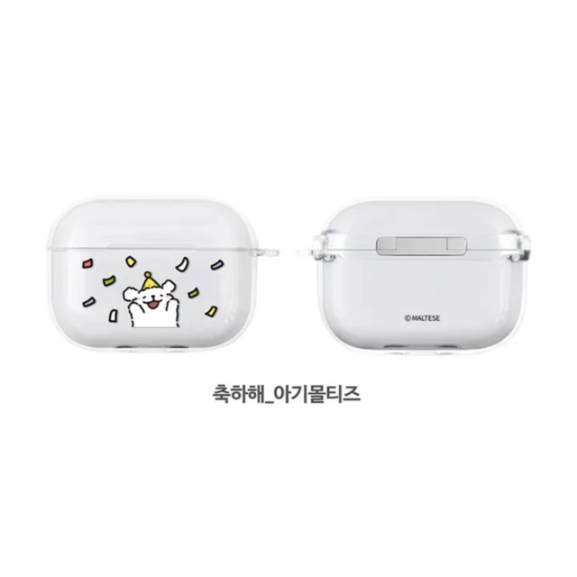 韓國Maltese線條小狗耳機殼