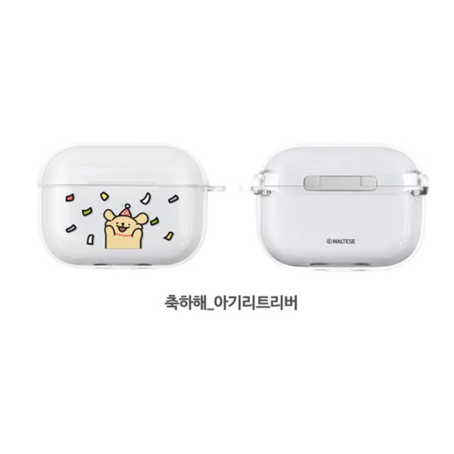 韓國Maltese線條小狗耳機殼