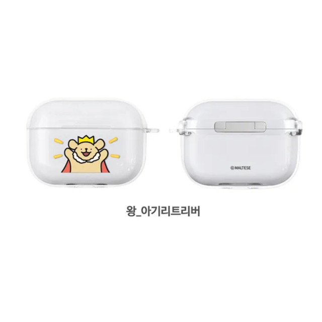 韓國Maltese線條小狗耳機殼