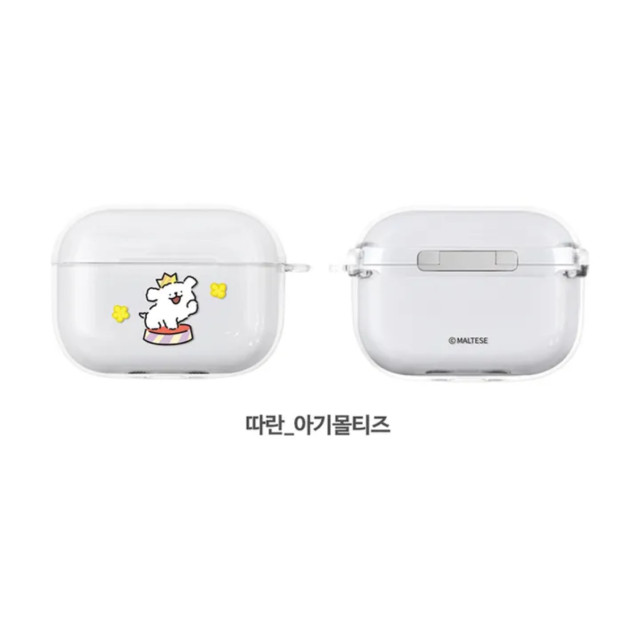 韓國Maltese線條小狗耳機殼