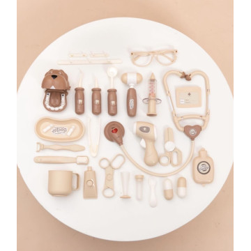 韓國奶茶色醫生診療玩具組