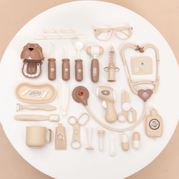 韓國奶茶色醫生診療玩具組